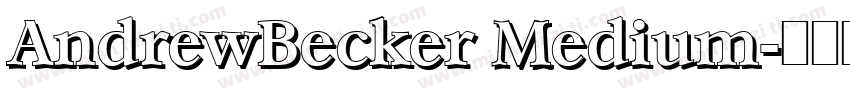 AndrewBecker Medium字体转换